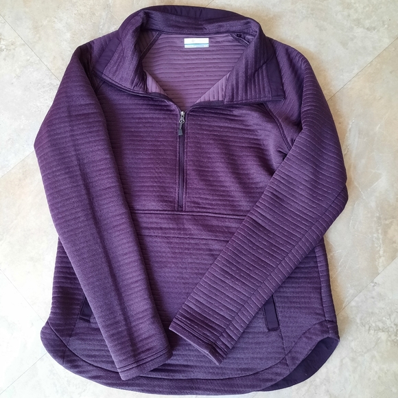 NWOT 💜 Columbia Pullover, Half-Zip Sweater, Size Small, Purple - Picture 3 of 7
